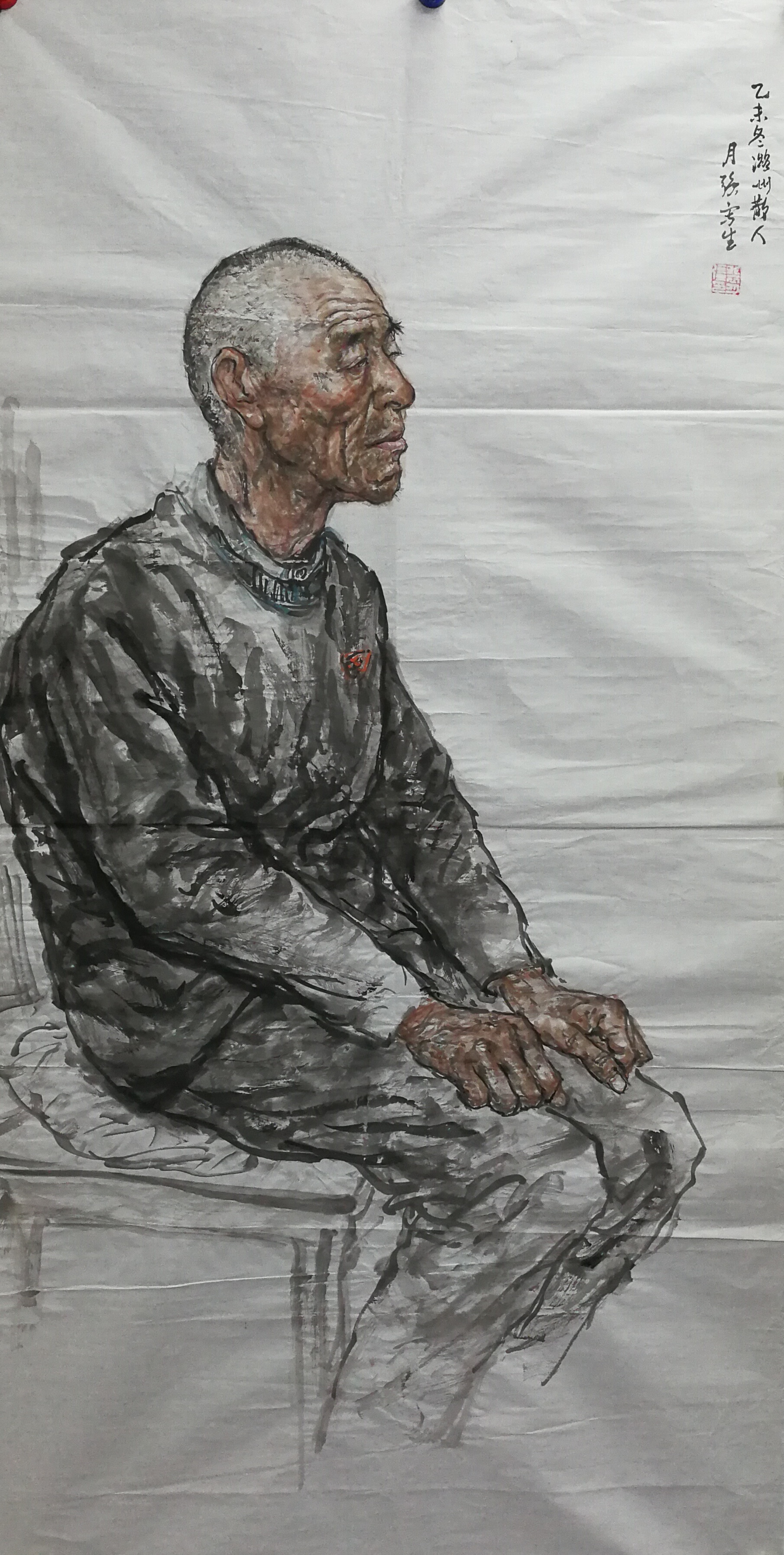 「百度百家」青年画家裴月强 人物画作品赏析