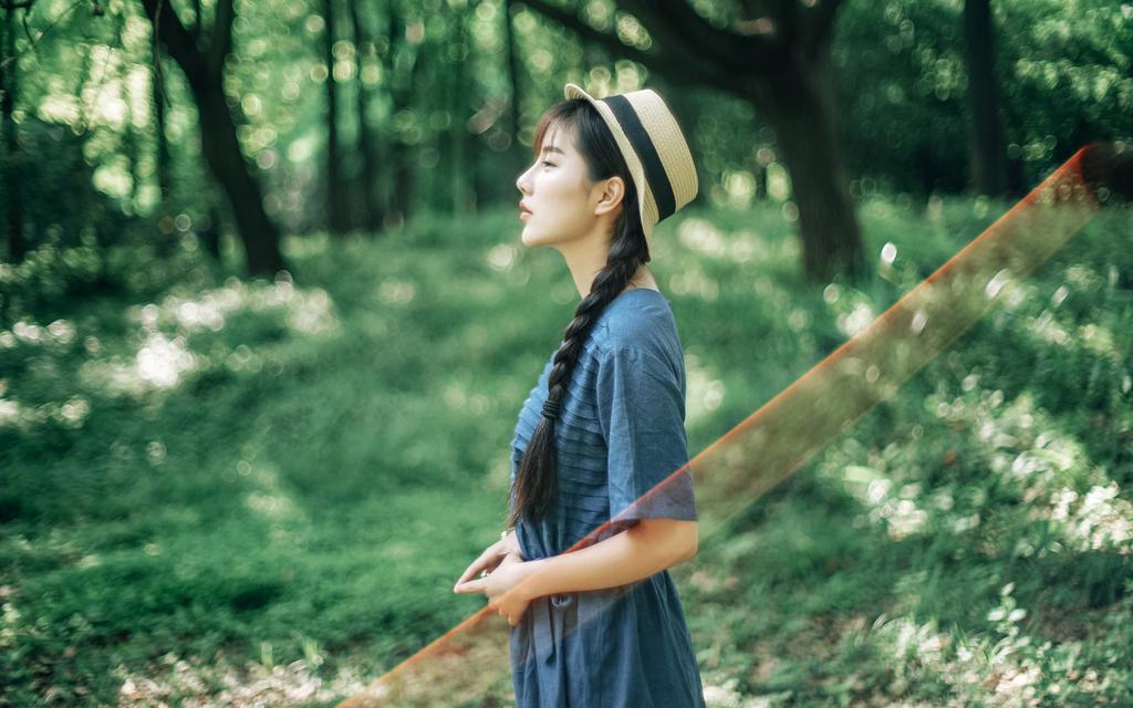 森系美女小清新壁纸