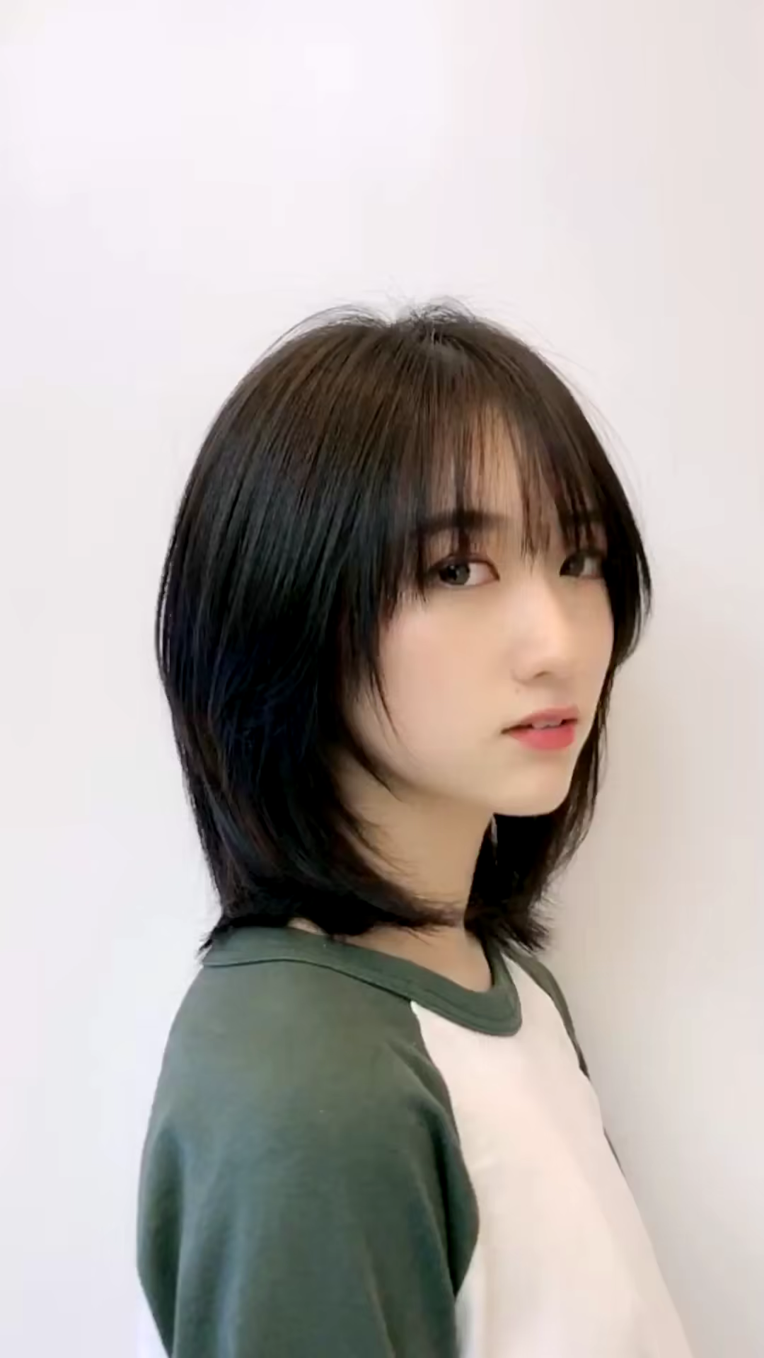 辛芷蕾发型#锁骨发加上高层次可以让你的脸小一号