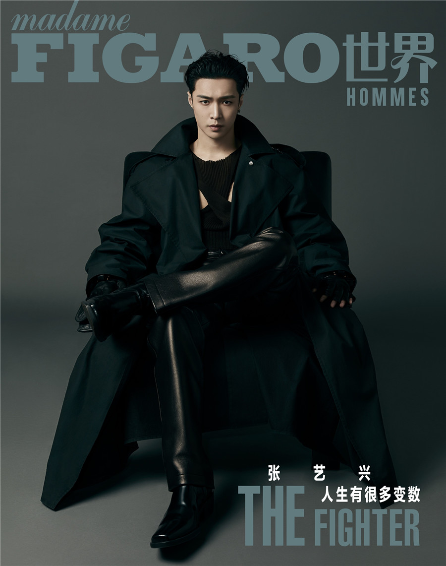 张艺兴杂志大片曝光暗黑神秘演绎别样质感