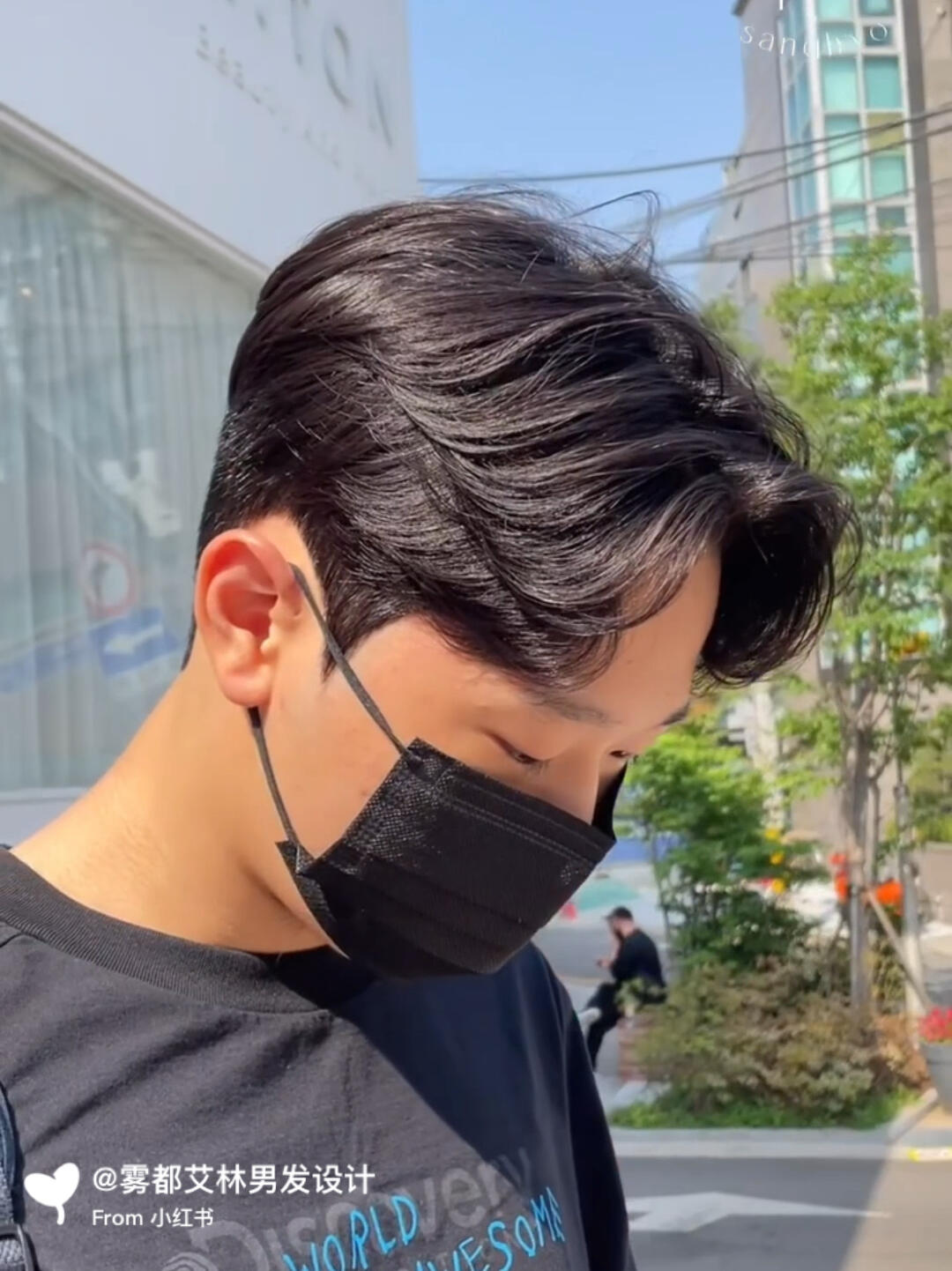 男生烫发  重庆烫发 重庆染发 重庆理发店 男生烫发发型 男士发屯