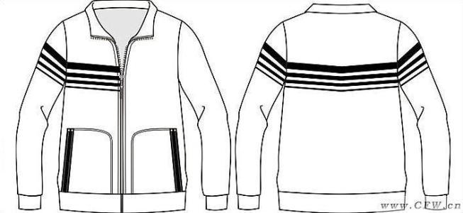 简笔画穿校服高中生