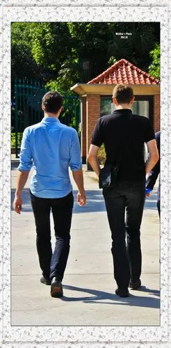 一张党每天一张之"俩帅哥的背影"