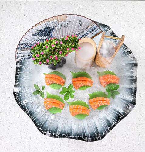 日式刺身盘刺身拼盘日式高端三文鱼刺身盘鱼生海鲜冰盘刺身拼盘日本