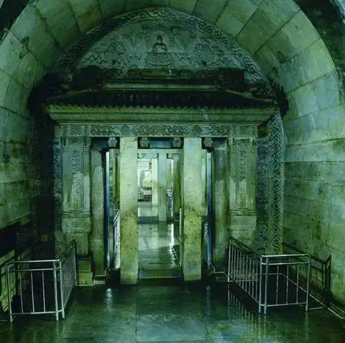 乾隆裕陵中的地宫一景.(图/猎奇网)