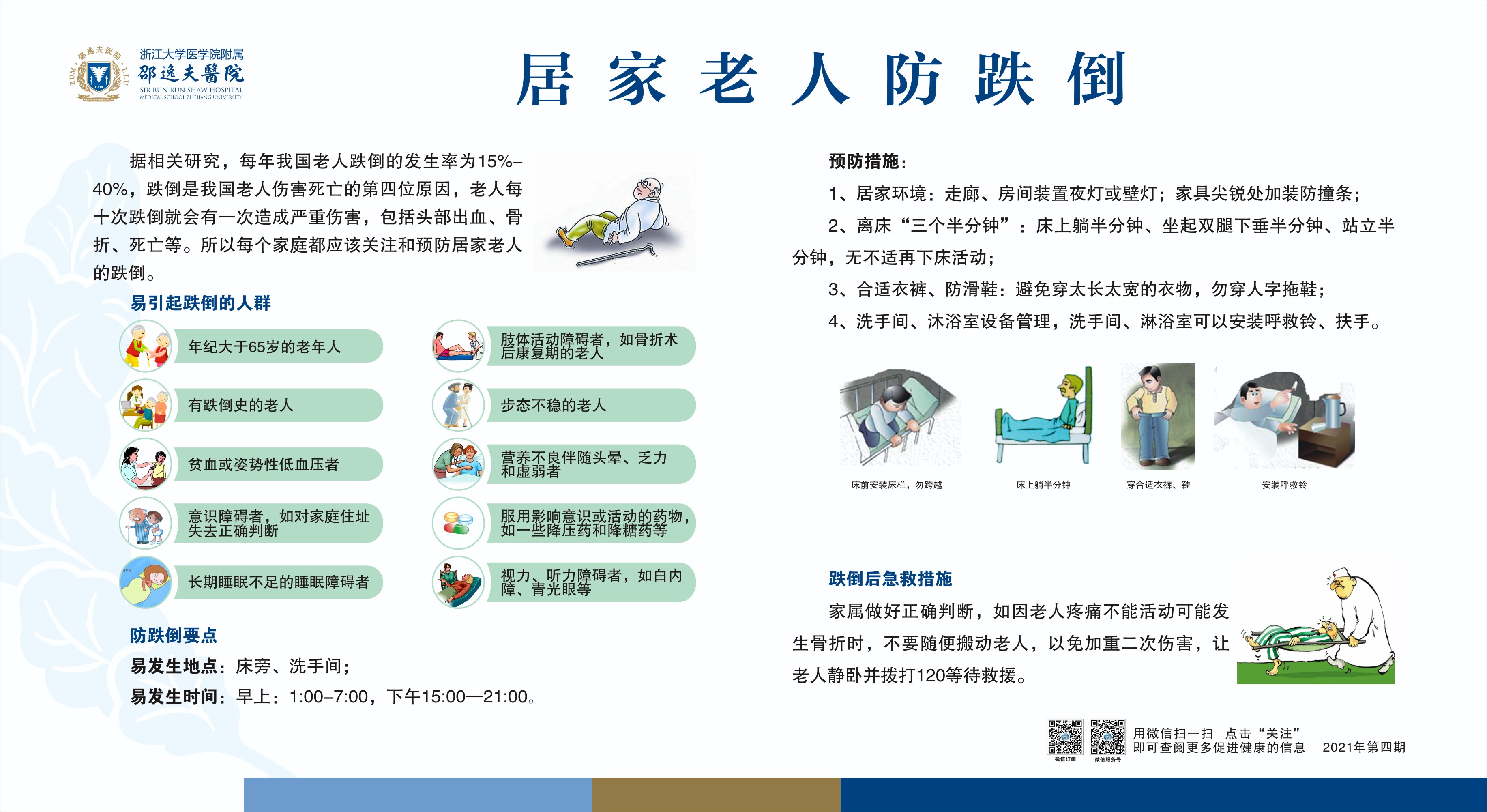 居家老人放跌倒