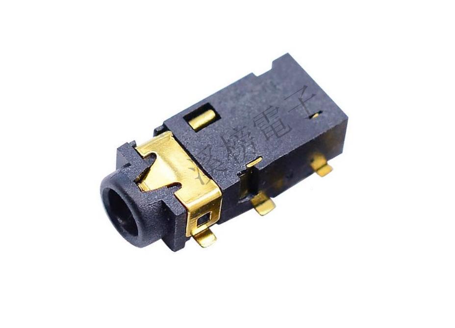 5耳机母座立体声 4节2.5耳机插座双声道 贴片2.5耳机插口四极