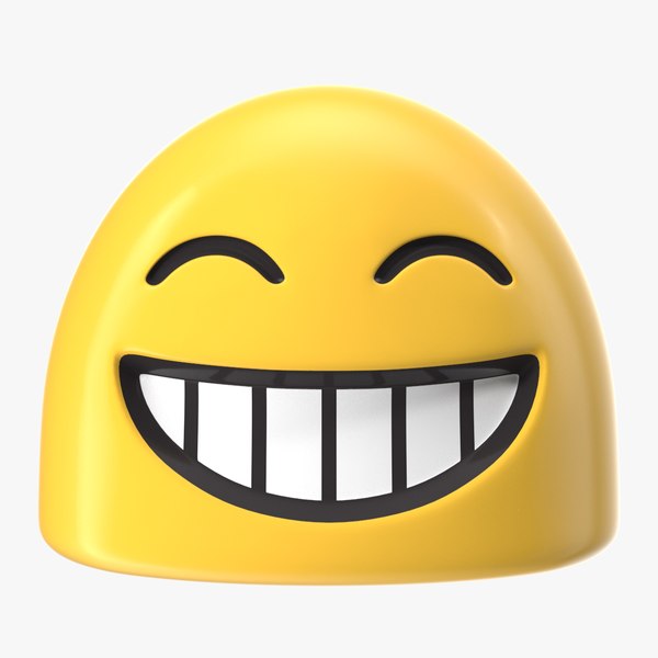 beaming face with smiling eyes android emoji 3d