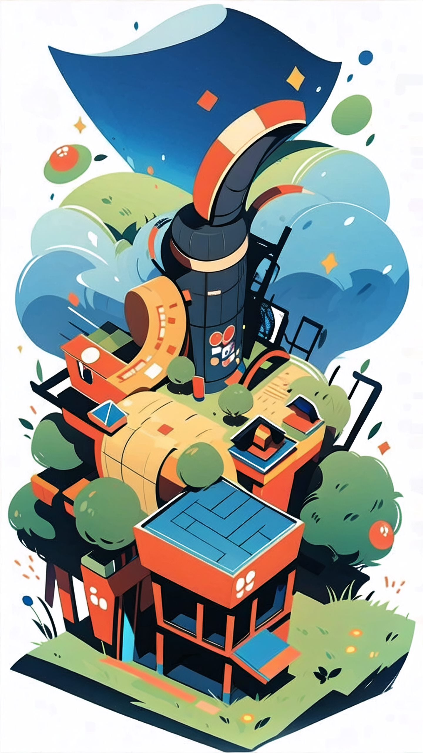 超可爱的卡通游乐园壁纸来啦9894