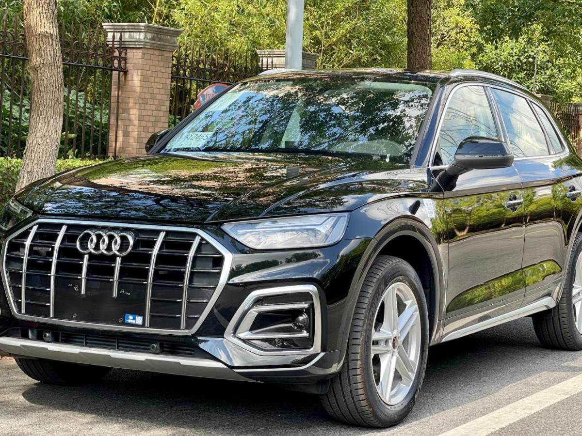 上海2021年9月奥迪奥迪q5l2021款40tfsi时尚致雅型黑色自动档