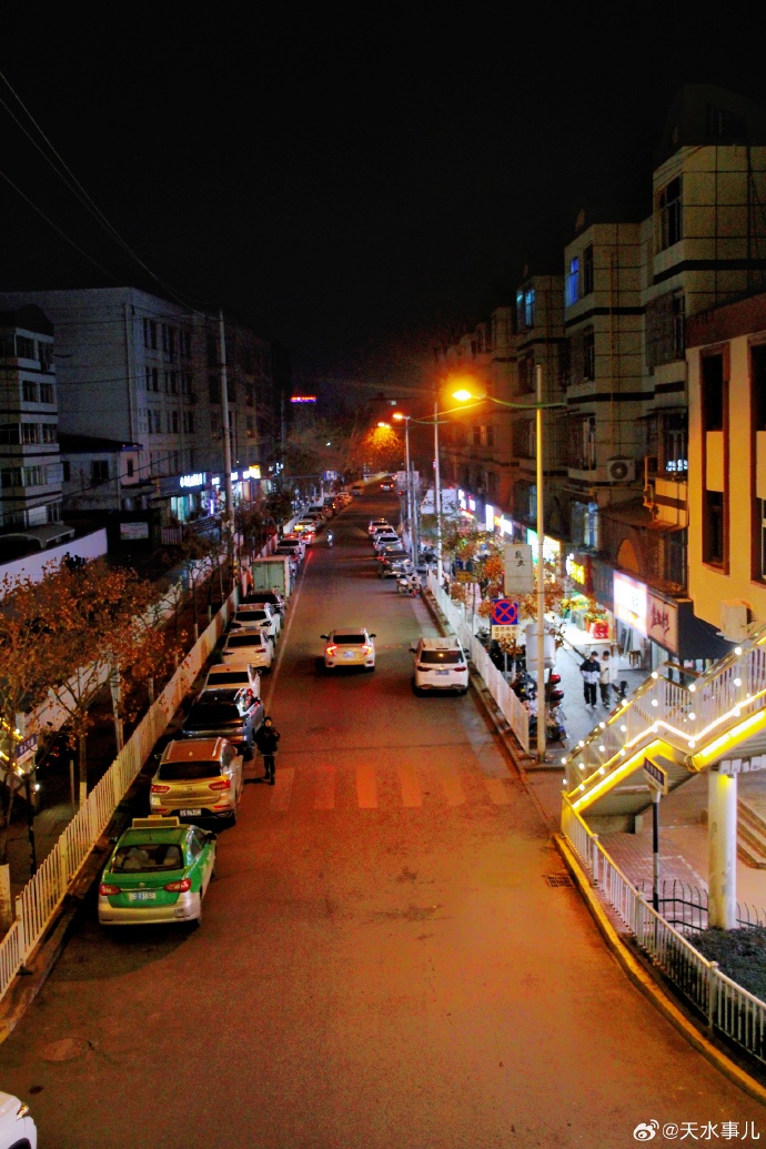 天水的夜景显得格外迷人##记录旅行##100张年度旅行照片