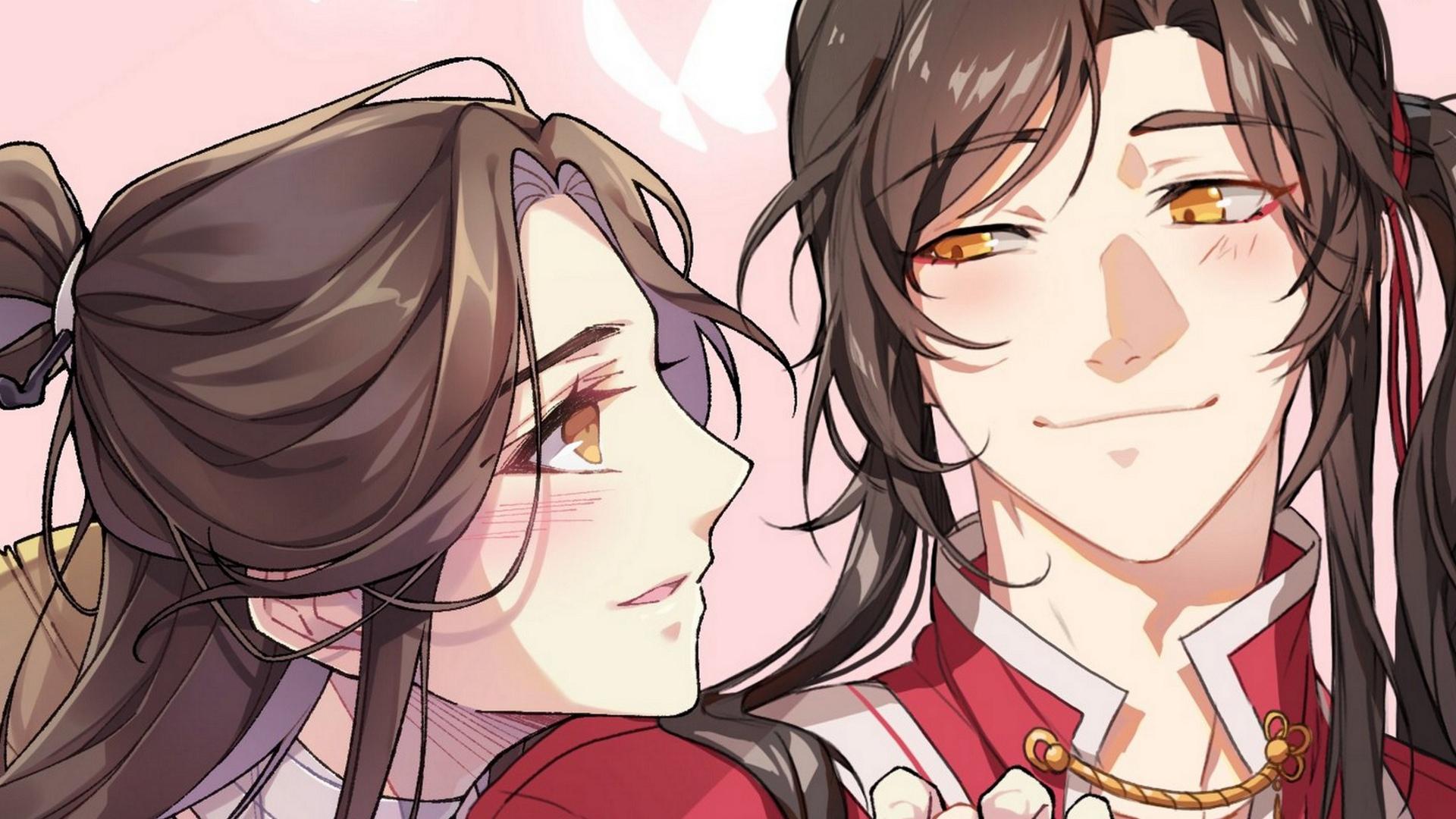 天官赐福电脑桌面壁纸_动漫人物花城谢怜电脑壁纸_三千图片网