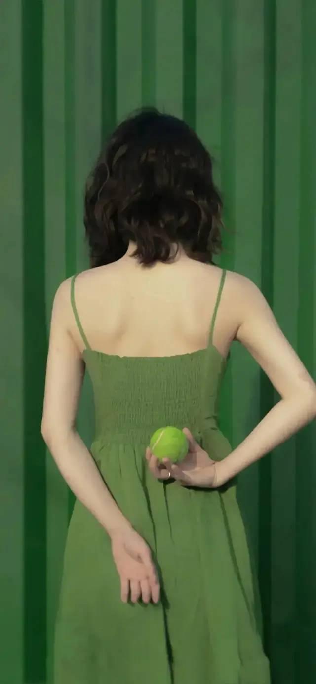 高清全屏ins风绿色壁纸"全剧终""我的意思是谢谢你的出现"这辈子就跟