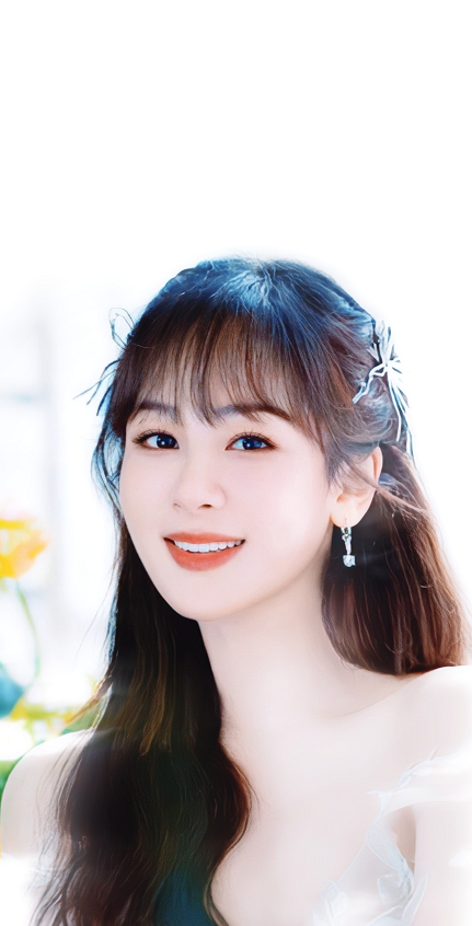 杨紫没刘海的时候还挺惊艳的,天庭饱满五官立体,美得很自然