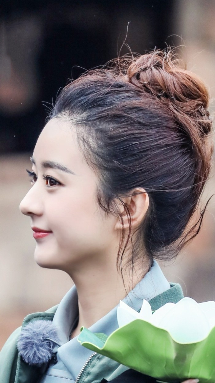 十大美女明星侧脸,迪丽热巴是不是侧颜杀!