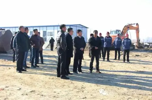 盘锦市兴隆台区区委书记老颜武一行来禹王集团新址实地调研
