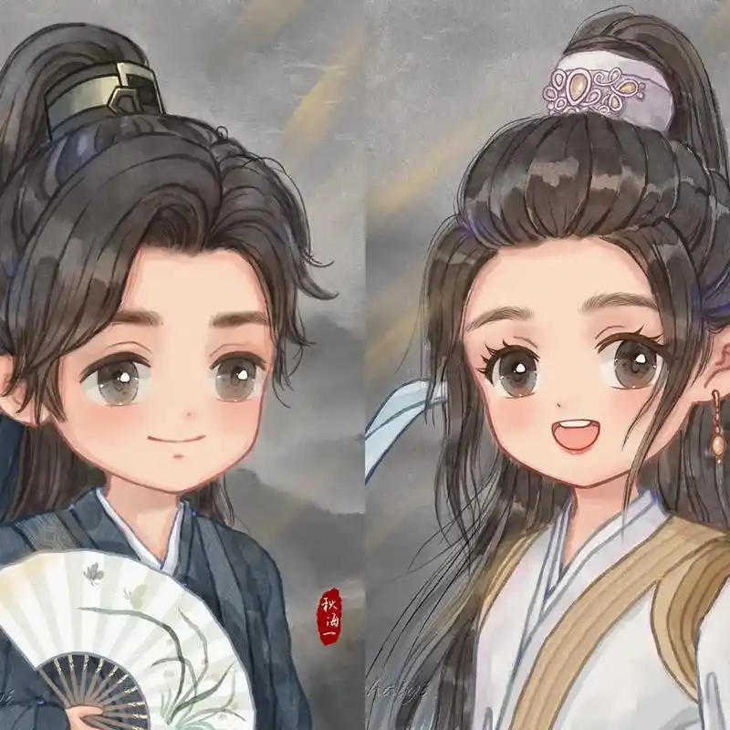 且试天下黑丰息白风夕杨洋赵露思q版头像