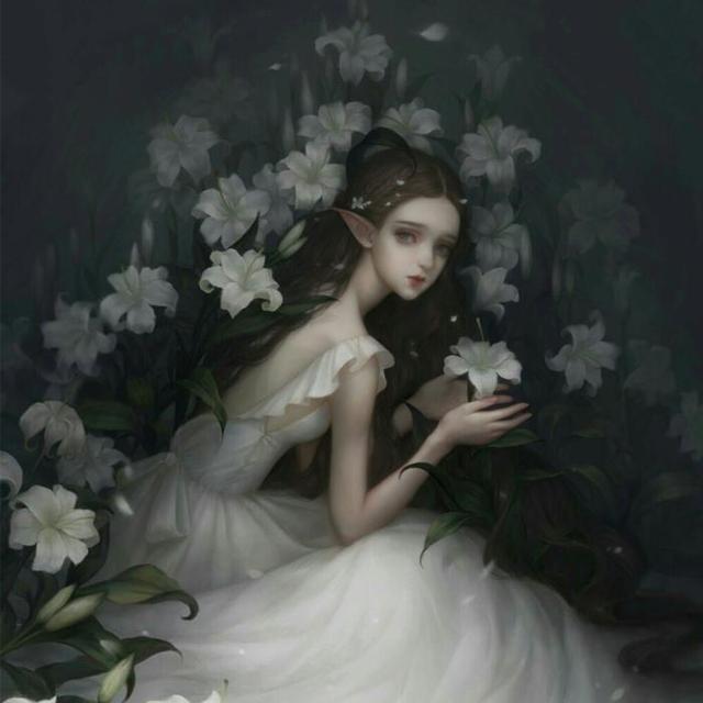 哥特式暗黑女生头像