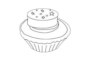 蛋挞简笔画简单画法步骤教程及图片大全