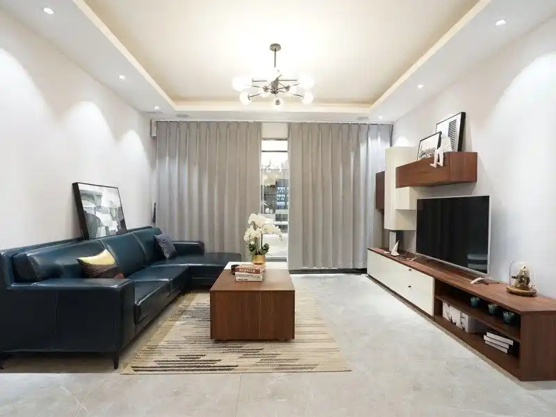 联邦高登全屋定制现代简约风客厅效果图