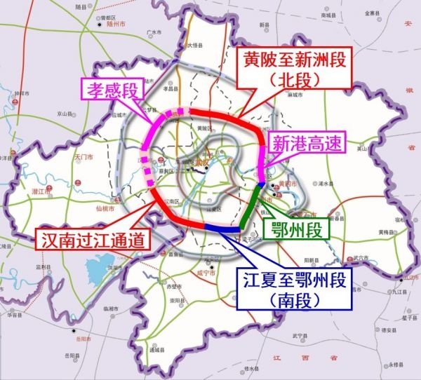 黄冈多地武汉都市区环线高速已纳入《湖北省综合交通运输"十四五"规划