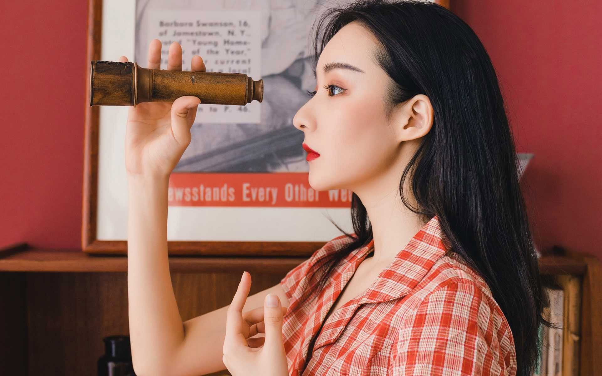 性感美女港风复古写真图片壁纸