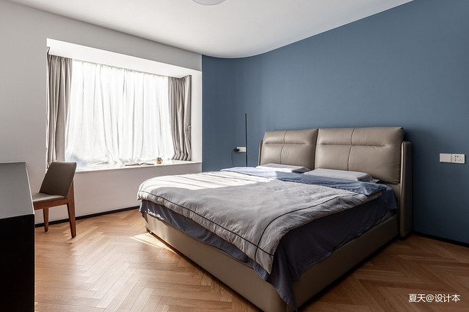 80万元四居及以上150平米装修案例_效果图 - 多代居雾霾蓝亲子宅,拱门