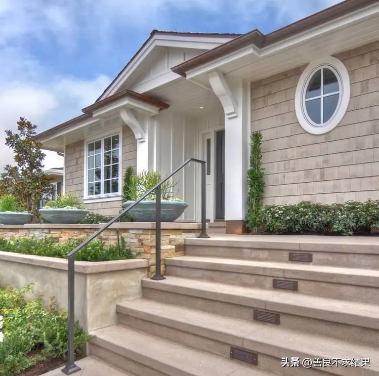 人人羡慕的"门口台阶",简单又漂亮!_设计_位置_落差