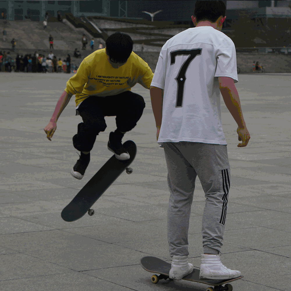 【深鱼滑板公开课第六期】这期ollie教学,我们居然遇到了城管!