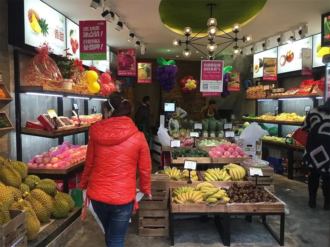 长沙水果店装修设计—青迈果园