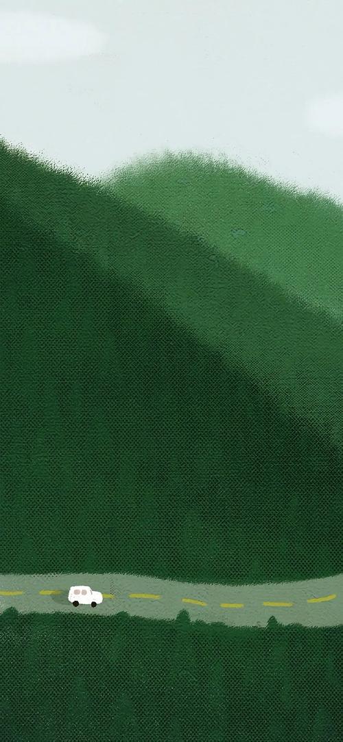 一张墨绿色壁纸
