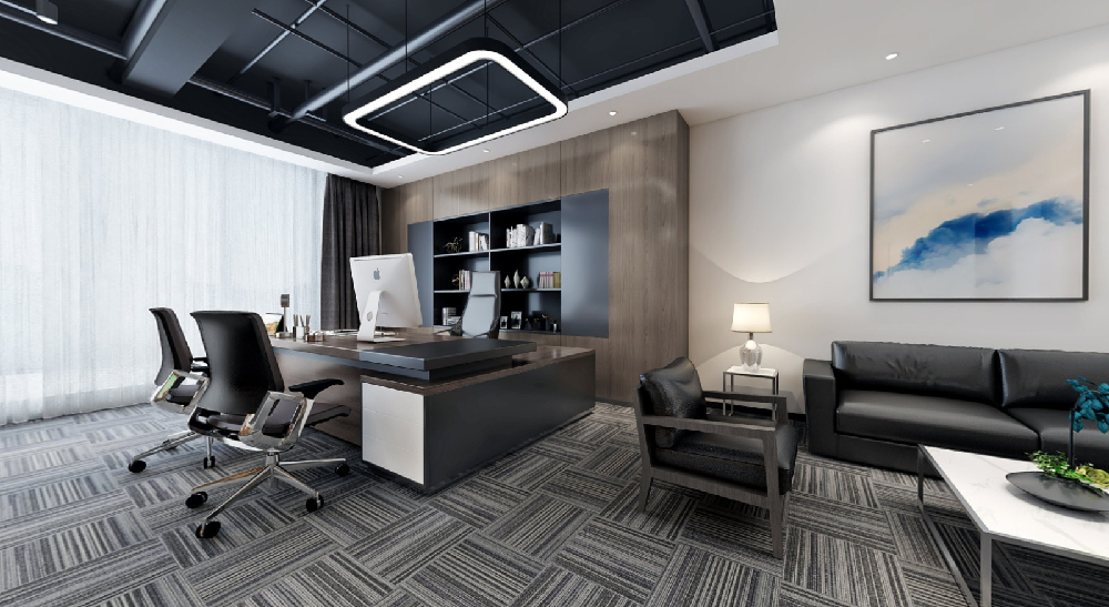 50平总经理办公室!现代中式!