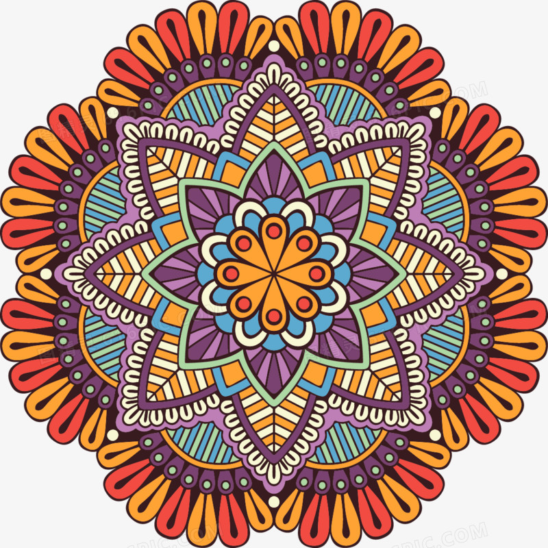 复古花纹欧式花纹底纹矢量