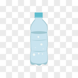 手绘一瓶水免抠元素
