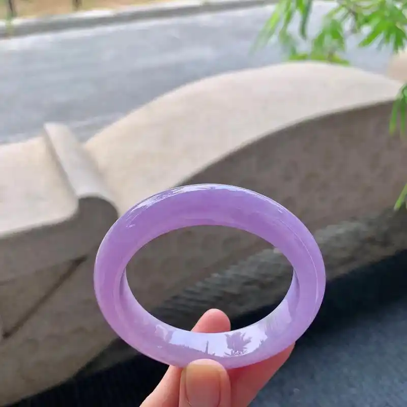 满紫 紫罗兰翡翠手镯