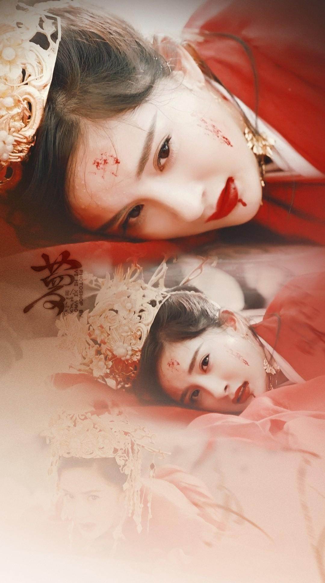 杨幂饭修一袭红衣震慑天下