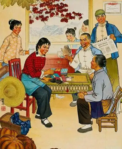 一组七十年代的精美年画欣赏