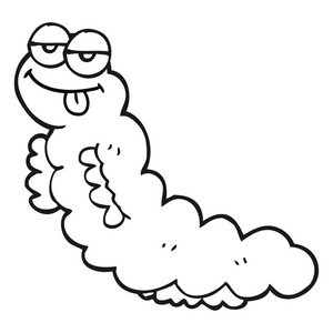 黑色毛毛虫图片