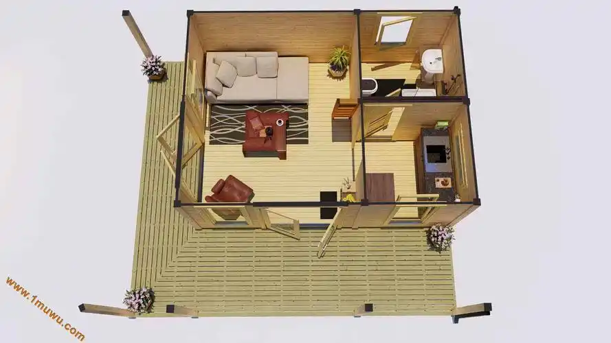 木屋3d图纸设计图