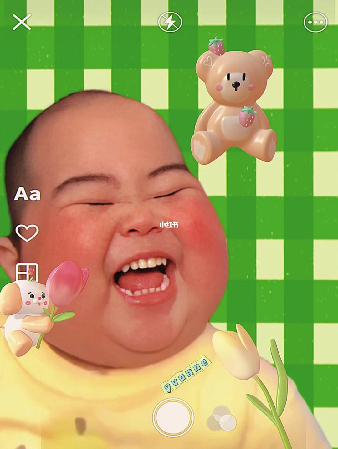 tatan朋友圈背景图可爱萌娃印尼小胖