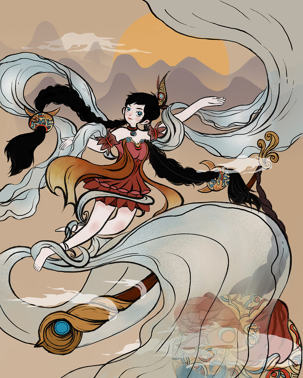 铜雀春深锁大乔|其他|其他|旖默_原创作品-站酷(zcool)