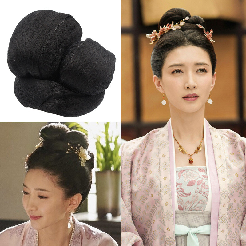 假发发包古装发髻古代汉服造型双耳唐朝仕女发包
