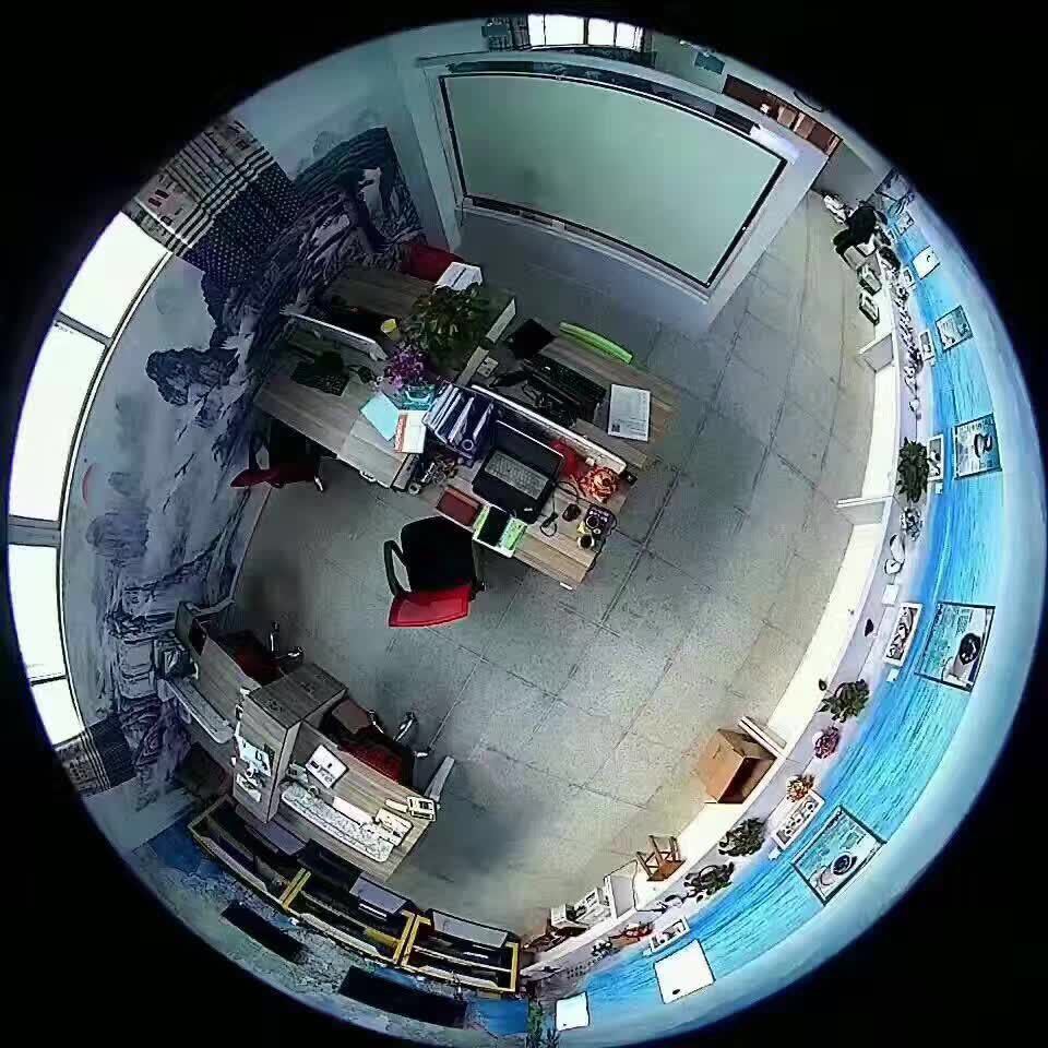 vr全景摄像机 360度广角无线摄像头 v380全景wifi手机远程监控