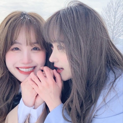 顾柒颖ins一对两张清新闺蜜头像