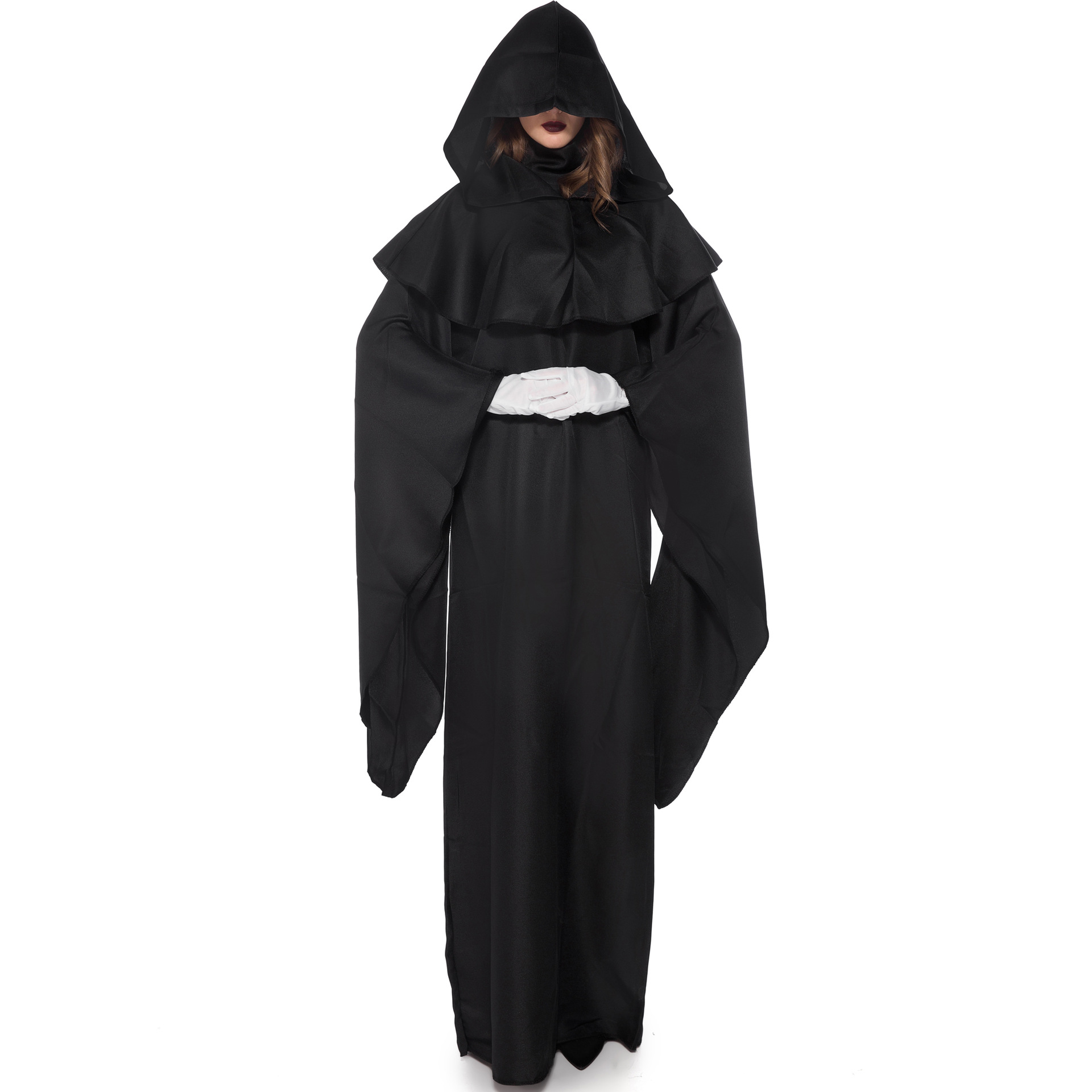 s-xl 大码 成人女巫服 万圣节服装