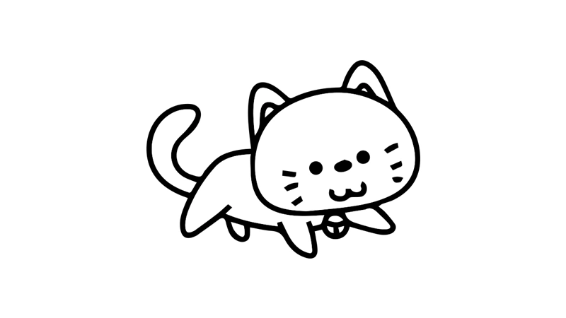 怎么画卡通猫咪