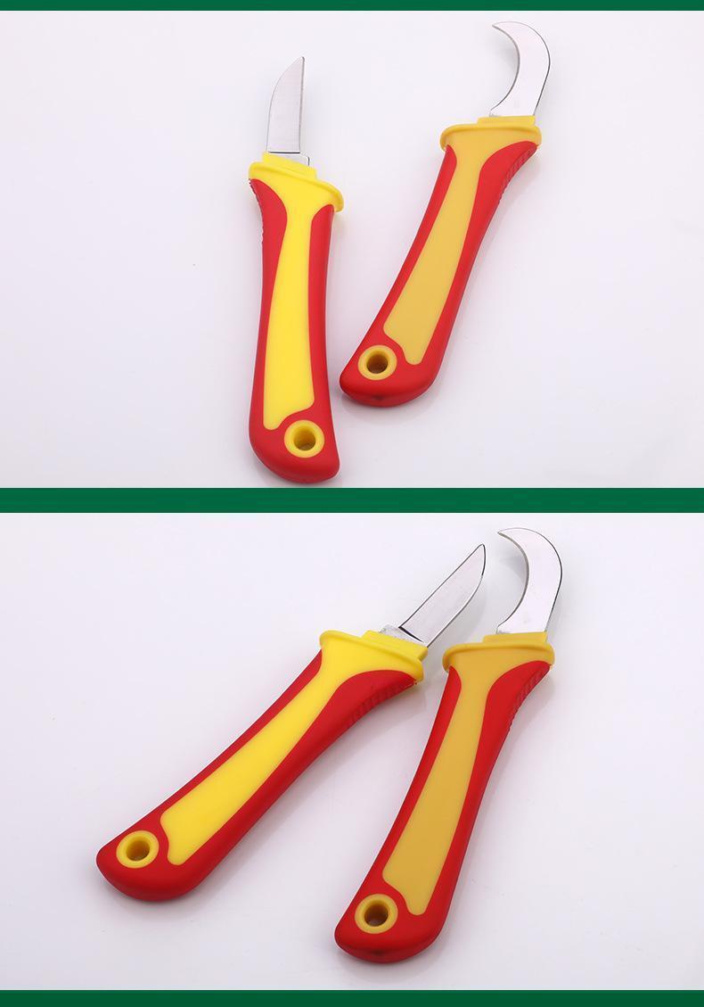 电工刀剥电线绝缘刀电缆剥皮刀割刀划刀美工刀扒皮刀刀剥线刀绝缘直头