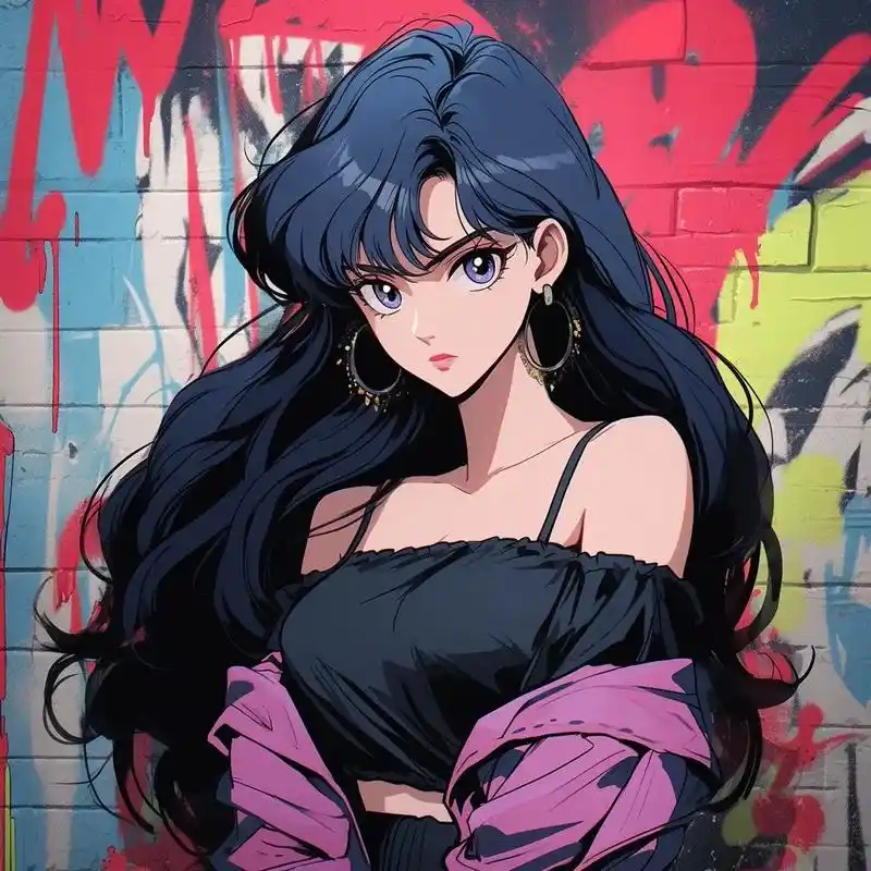 嘻哈风格少女头像 #女生头像 #动漫女头 #超a头像 #御姐 - 抖音