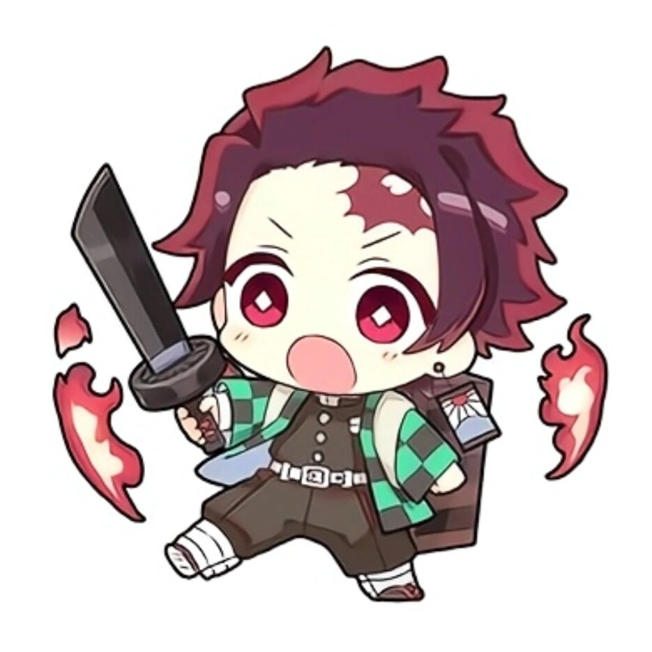 鬼灭之刃q版 可可爱爱 大头脑袋 表情/头像皆93