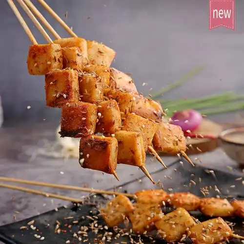 海欣鱼皮豆腐烧烤鱼豆腐2500g 火锅丸子关东煮麻辣烫冒菜澳门豆捞